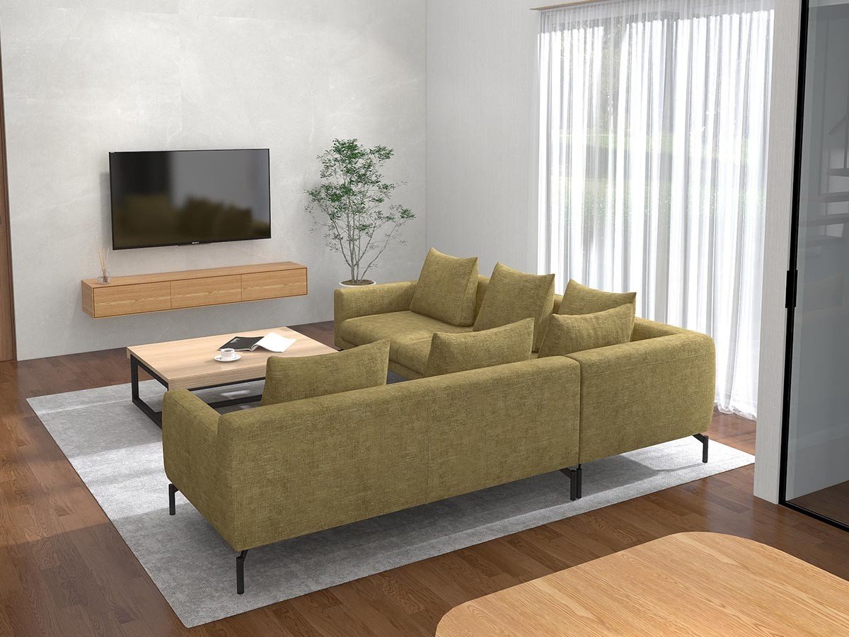 【フランネルソファ/FLANNEL SOFA / GOODS】のLENIS 1P CORNER SOFA / レニス 1人掛けコーナーソファ インテリア・キッズ・メンズ・レディースファッション・服の通販 founy(ファニー) 　クッション　Cushion　シンプル　Simple　スタンダード　Standard　パイピング　Piping　フォルム　Form　ポケット　Pocket　モダン　Modern　リラックス　Relax　ホーム・キャンプ・アウトドア・お取り寄せ　Home,Garden,Outdoor,Camping Gear　家具・インテリア　Furniture　ソファー　Sofa　組合せ例:2.5人掛け片肘ソファ × 2、1人掛けコーナーソファ(本商品)張地:HU|ID: prp329100004438013 ipo3291000000030999085