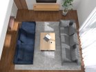 【フランネルソファ/FLANNEL SOFA / GOODS】のLENIS 3P ONE ARM SOFA / レニス 3人掛け片肘ソファ 組合せ例:3人掛け片肘ソファ(本商品)、スツール ラージ、2.5人掛けソファ、1人掛けコーナーソファ|ID: prp329100004438015 ipo3291000000036810250