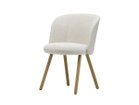 【ヴィトラ/Vitra / GOODS】のMikado Side Chair / ミカド サイドチェア 4レッグ(ウッド) 張地:ヌビア 01 アイボリー / パール(ファブリック F100)、脚部:ナチュラルオーク|ID:prp329100004446312