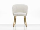 【ヴィトラ/Vitra / GOODS】のMikado Side Chair / ミカド サイドチェア 4レッグ(ウッド) 張地:ヌビア 01 アイボリー / パール(ファブリック F100)、脚部:ナチュラルオーク|ID:prp329100004446312