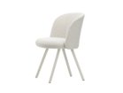 【ヴィトラ/Vitra / GOODS】のMikado Sidechair / ミカド サイドチェア 4レッグ(アルミ) 張地:ヌビア 01 アイボリー / パール(ファブリック F100)、脚部:チョーク|ID: prp329100004446313 ipo3291000000035106818