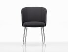 【ヴィトラ/Vitra / GOODS】のMikado Sidechair / ミカド サイドチェア 4レッグ(アルミ) 張地:プラノ 69 ダークグレー(ファブリック F30)、脚部:ポリッシュ仕上|ID: prp329100004446313 ipo3291000000035106826