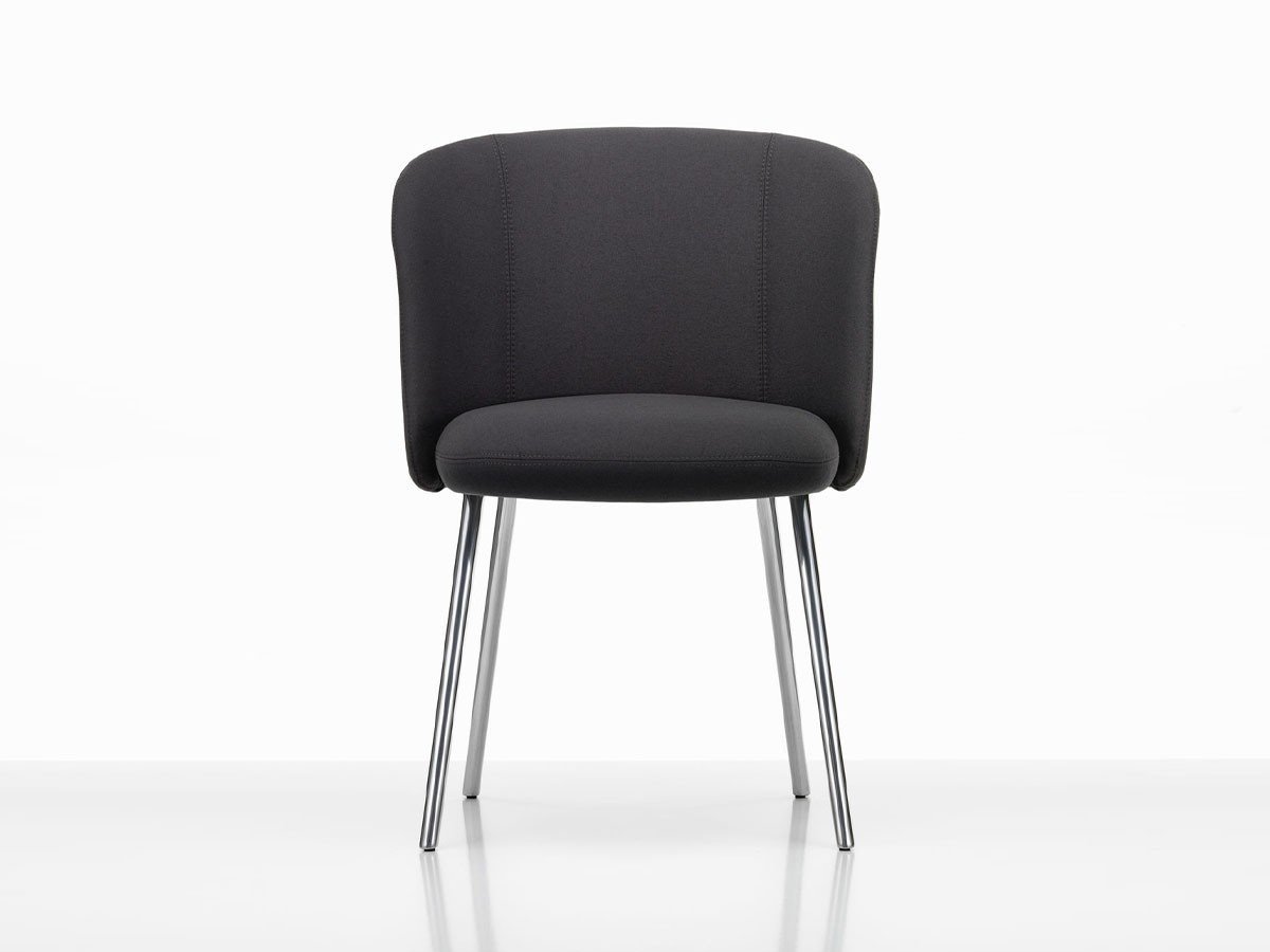 【ヴィトラ/Vitra / GOODS】のMikado Sidechair / ミカド サイドチェア 4レッグ(アルミ) インテリア・キッズ・メンズ・レディースファッション・服の通販 founy(ファニー) 　シンプル　Simple, Minimal　ファブリック　Fabric, Textile　フォルム　Silhouette, Form　ロンドン　London Style, British Inspired　送料無料　Free Shipping　ホーム・キャンプ・アウトドア・お取り寄せ　Home Living / Home & Lifestyle / Camping Gear / Outdoor Camping　家具・インテリア　Home Furniture & Interior. Stylish & Functional Living Spaces　チェア・椅子　Seating & Chairs　ダイニングチェア・木製チェア　Dining Chairs　張地:プラノ 69 ダークグレー(ファブリック F30)、脚部:ポリッシュ仕上|ID: prp329100004446313 ipo3291000000035106826