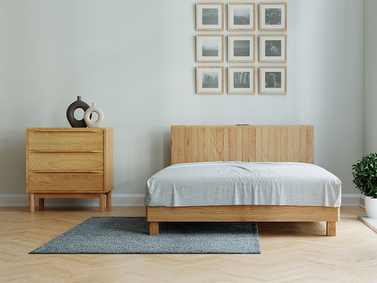 【インルーム/InRoom / GOODS】のNORNA BED / ノアナ ベッドフレーム 人気、トレンドファッション・服の通販 founy(ファニー) 　ウッド　Wood　クッション　Cushion　スプリング　Spring　スマート　Smart　スリット　Slit　ダブル　Double　時計　Clock　フレーム　Flame　ホーム・キャンプ・アウトドア・お取り寄せ　Home,Garden,Outdoor,Camping Gear　家具・インテリア　Furniture　ベッド　Bed　シングルベッド　Single Bed　ホーム・キャンプ・アウトドア・お取り寄せ　Home,Garden,Outdoor,Camping Gear　家具・インテリア　Furniture　ベッド　Bed　セミダブルベッド　Semi-Double Bed　ホーム・キャンプ・アウトドア・お取り寄せ　Home,Garden,Outdoor,Camping Gear　家具・インテリア　Furniture　ベッド　Bed　ダブルベッド　Double Bed　other-6|ID: prp329100004454948 ipo3291000000031457386