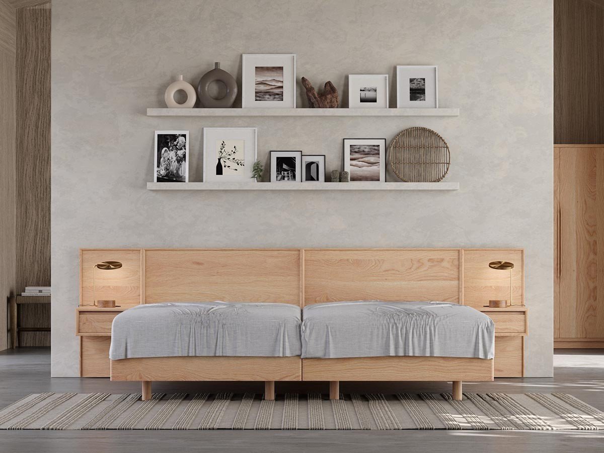 【インルーム/InRoom / GOODS】のELLIE BED / エリー ベッドフレーム 人気、トレンドファッション・服の通販 founy(ファニー) 　ウッド　Wood　クッション　Cushion　シンプル　Simple　スプリング　Spring　スマート　Smart　ダブル　Double　時計　Clock　フレーム　Flame　ホーム・キャンプ・アウトドア・お取り寄せ　Home,Garden,Outdoor,Camping Gear　家具・インテリア　Furniture　ベッド　Bed　シングルベッド　Single Bed　ホーム・キャンプ・アウトドア・お取り寄せ　Home,Garden,Outdoor,Camping Gear　家具・インテリア　Furniture　ベッド　Bed　セミダブルベッド　Semi-Double Bed　ホーム・キャンプ・アウトドア・お取り寄せ　Home,Garden,Outdoor,Camping Gear　家具・インテリア　Furniture　ベッド　Bed　ダブルベッド　Double Bed　other-5|ID: prp329100004454954 ipo3291000000031457422
