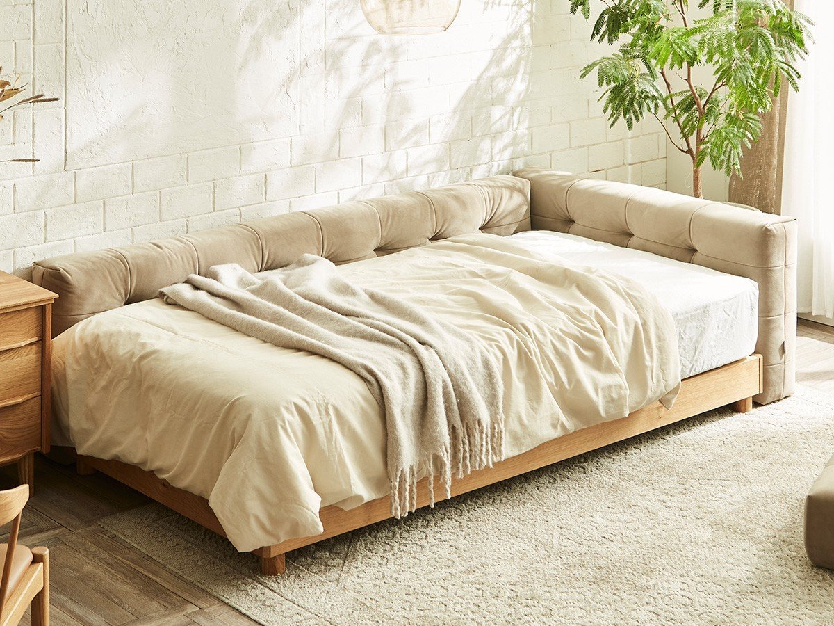 【インルーム/InRoom / GOODS】のNATARISU BED / ナタリス ベッドフレーム 木脚 人気、トレンドファッション・服の通販 founy(ファニー) 　ウッド　Wood　クッション　Cushion　シンプル　Simple　スプリング　Spring　ダブル　Double　フレーム　Flame　ベルベット　Velvet　ホーム・キャンプ・アウトドア・お取り寄せ　Home,Garden,Outdoor,Camping Gear　家具・インテリア　Furniture　ベッド　Bed　シングルベッド　Single Bed　ホーム・キャンプ・アウトドア・お取り寄せ　Home,Garden,Outdoor,Camping Gear　家具・インテリア　Furniture　ベッド　Bed　セミダブルベッド　Semi-Double Bed　ホーム・キャンプ・アウトドア・お取り寄せ　Home,Garden,Outdoor,Camping Gear　家具・インテリア　Furniture　ベッド　Bed　ダブルベッド　Double Bed　other-2|ID: prp329100004454955 ipo3291000000031457426