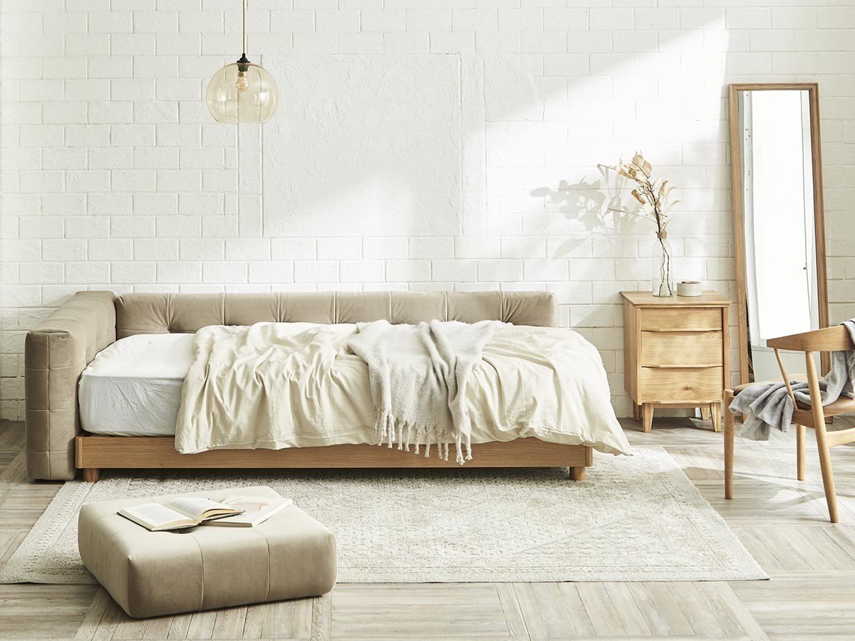 【インルーム/InRoom / GOODS】のNATARISU BED / ナタリス ベッドフレーム 木脚 人気、トレンドファッション・服の通販 founy(ファニー) 　ウッド　Wood　クッション　Cushion　シンプル　Simple　スプリング　Spring　ダブル　Double　フレーム　Flame　ベルベット　Velvet　ホーム・キャンプ・アウトドア・お取り寄せ　Home,Garden,Outdoor,Camping Gear　家具・インテリア　Furniture　ベッド　Bed　シングルベッド　Single Bed　ホーム・キャンプ・アウトドア・お取り寄せ　Home,Garden,Outdoor,Camping Gear　家具・インテリア　Furniture　ベッド　Bed　セミダブルベッド　Semi-Double Bed　ホーム・キャンプ・アウトドア・お取り寄せ　Home,Garden,Outdoor,Camping Gear　家具・インテリア　Furniture　ベッド　Bed　ダブルベッド　Double Bed　other-5|ID: prp329100004454955 ipo3291000000031457431