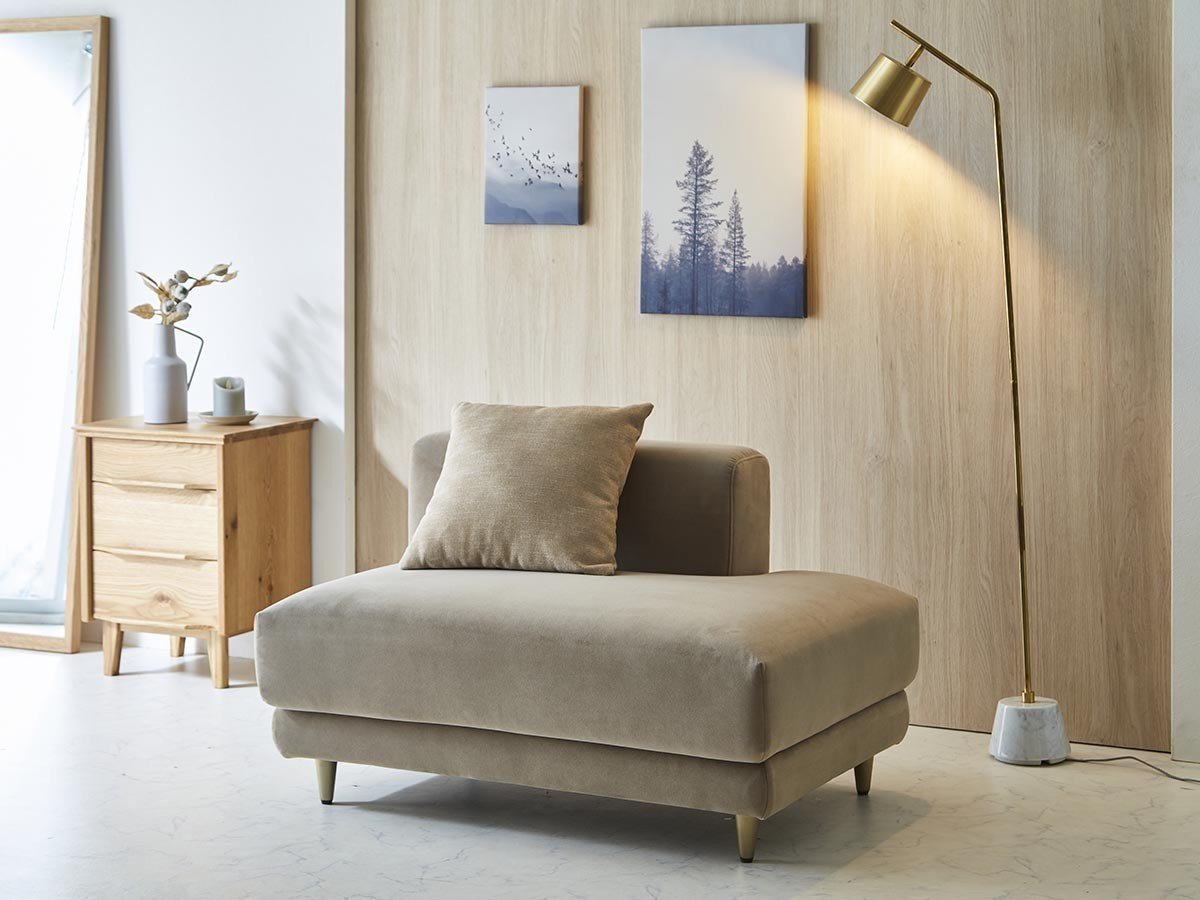 【インルーム/InRoom / GOODS】のGISELA SOFA 1.5P / ジセラ ソファ 1.5P 人気、トレンドファッション・服の通販 founy(ファニー) 　送料無料　Free Shipping　コンパクト　Compact　シンプル　Simple　フレーム　Flame　ベルベット　Velvet　モダン　Modern　エレガント 上品　Elegant　ホーム・キャンプ・アウトドア・お取り寄せ　Home,Garden,Outdoor,Camping Gear　家具・インテリア　Home Furniture & Interior. Stylish & Functional Living Spaces　ソファー　Sofa　other-3|ID: prp329100004454993 ipo3291000000031457796