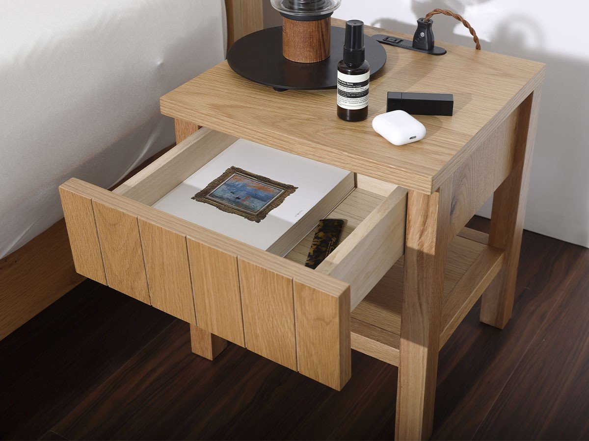 【インルーム/InRoom / GOODS】のNORNA BED SIDE CHEST / ノアナ ベッドサイドチェスト 人気、トレンドファッション・服の通販 founy(ファニー) 　送料無料　Free Shipping　コンパクト　Compact　スマート　Smart　スリット　Slit　テーブル　Table　ホーム・キャンプ・アウトドア・お取り寄せ　Home,Garden,Outdoor,Camping Gear　家具・インテリア　Furniture　テーブル　Table　サイドテーブル・小テーブル　Side Table/Small Table　other-3|ID: prp329100004455004 ipo3291000000031457905