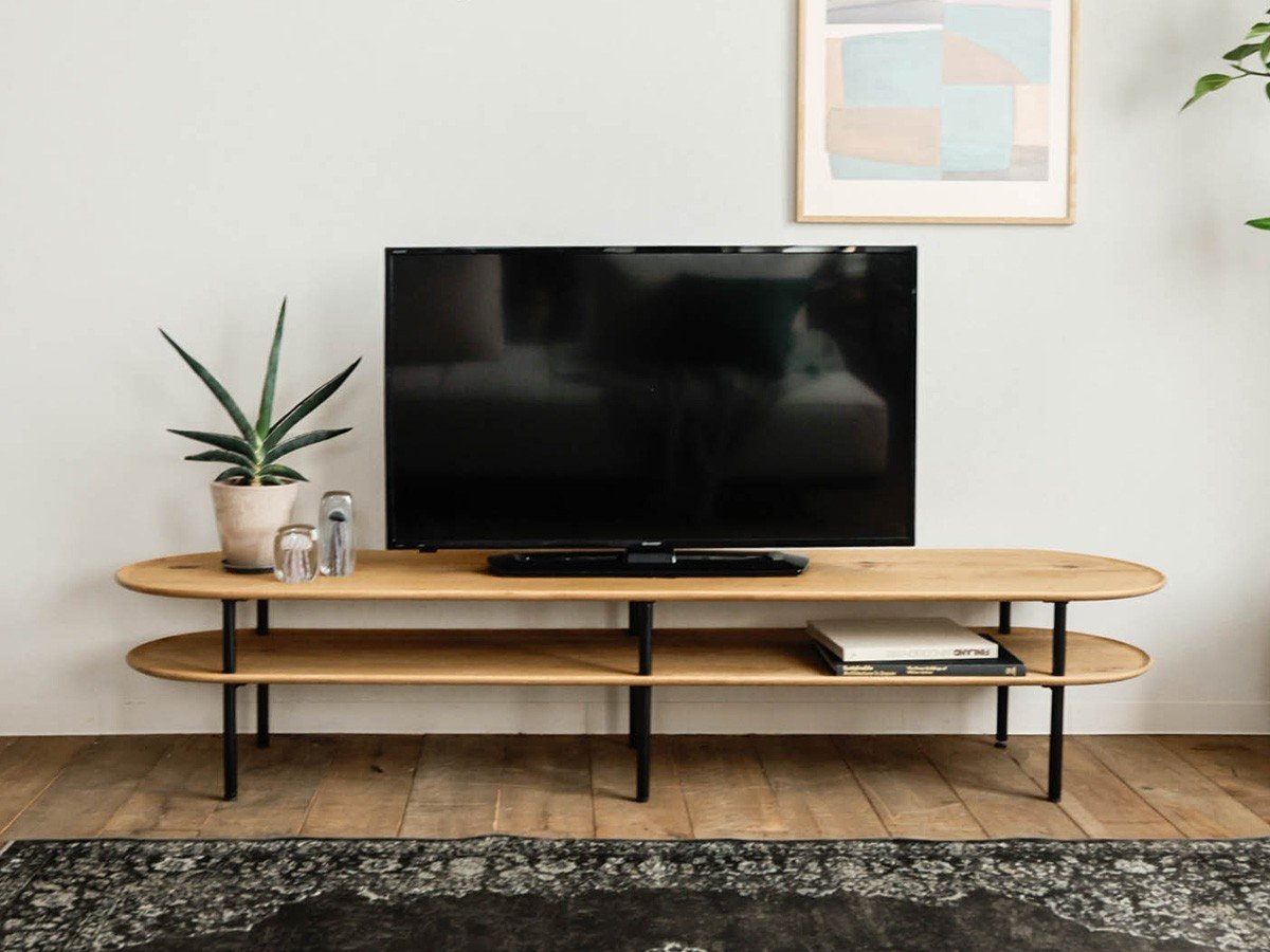 【イージーライフ/Easy Life / GOODS】のSERVO TV BOARD OVAL / サーボ テレビボード オーバル 幅180cm 人気、トレンドファッション・服の通販 founy(ファニー) 　オーバル　Oval　シンプル　Simple　雑誌　Magazine　ホーム・キャンプ・アウトドア・お取り寄せ　Home,Garden,Outdoor,Camping Gear　家具・インテリア　Furniture　テレビボード・テレビ台　TV Stand　テレビボード　Tv Board　other-2|ID: prp329100004455007 ipo3291000000031457934