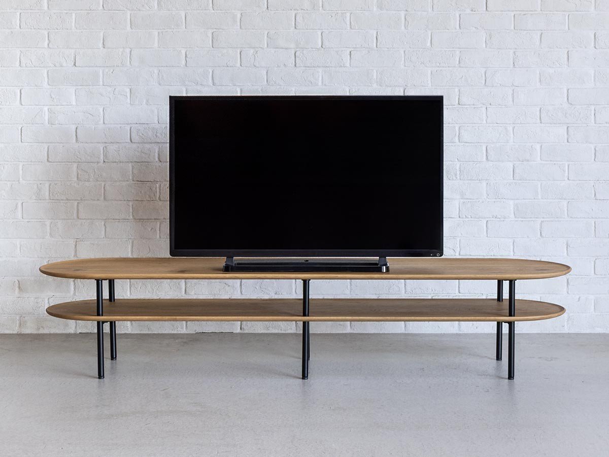 【イージーライフ/Easy Life / GOODS】のSERVO TV BOARD OVAL / サーボ テレビボード オーバル 幅180cm 人気、トレンドファッション・服の通販 founy(ファニー) 　オーバル　Oval　シンプル　Simple　雑誌　Magazine　ホーム・キャンプ・アウトドア・お取り寄せ　Home,Garden,Outdoor,Camping Gear　家具・インテリア　Furniture　テレビボード・テレビ台　TV Stand　テレビボード　Tv Board　other-4|ID: prp329100004455007 ipo3291000000031457939