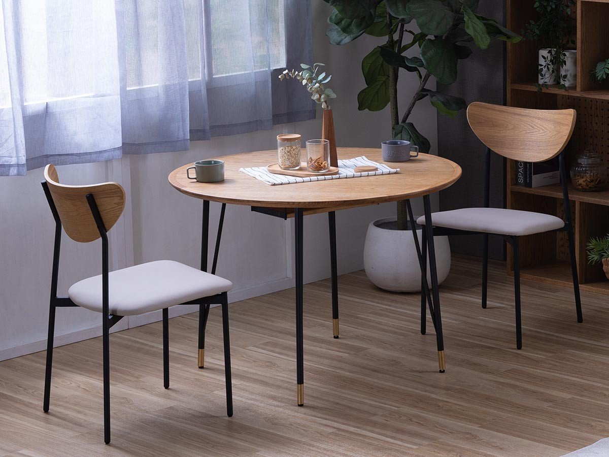 【ノラ/nora / GOODS】のMARURU DINING TABLE / マルル ダイニングテーブル 木天板 人気、トレンドファッション・服の通販 founy(ファニー) 　送料無料　Free Shipping　テーブル　Table　モダン　Modern　ラウンド　Round　ホーム・キャンプ・アウトドア・お取り寄せ　Home,Garden,Outdoor,Camping Gear　家具・インテリア　Furniture　テーブル　Table　ダイニングテーブル　Dining Table　other-2|ID: prp329100004465876 ipo3291000000031456823