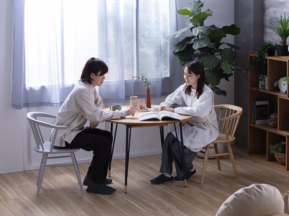 【ノラ/nora / GOODS】のMARURU DINING TABLE / マルル ダイニングテーブル 木天板 人気、トレンドファッション・服の通販 founy(ファニー) 　送料無料　Free Shipping　テーブル　Table　モダン　Modern　ラウンド　Round　ホーム・キャンプ・アウトドア・お取り寄せ　Home,Garden,Outdoor,Camping Gear　家具・インテリア　Furniture　テーブル　Table　ダイニングテーブル　Dining Table　other-6|ID: prp329100004465876 ipo3291000000031456831
