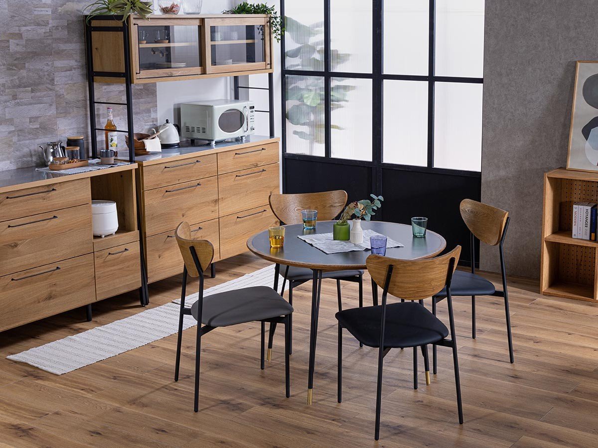 【ノラ/nora / GOODS】のMARURU DINING TABLE / マルル ダイニングテーブル メラミン天板 人気、トレンドファッション・服の通販 founy(ファニー) 　送料無料　Free Shipping　テーブル　Table　モダン　Modern　ラウンド　Round　ホーム・キャンプ・アウトドア・お取り寄せ　Home,Garden,Outdoor,Camping Gear　家具・インテリア　Furniture　テーブル　Table　ダイニングテーブル　Dining Table　other-4|ID: prp329100004465877 ipo3291000000031456837