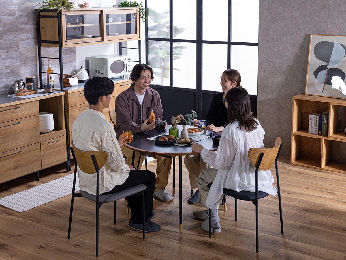 【ノラ/nora / GOODS】のMARURU DINING TABLE / マルル ダイニングテーブル メラミン天板 人気、トレンドファッション・服の通販 founy(ファニー) 　送料無料　Free Shipping　テーブル　Table　モダン　Modern　ラウンド　Round　ホーム・キャンプ・アウトドア・お取り寄せ　Home,Garden,Outdoor,Camping Gear　家具・インテリア　Furniture　テーブル　Table　ダイニングテーブル　Dining Table　other-5|ID: prp329100004465877 ipo3291000000031456839