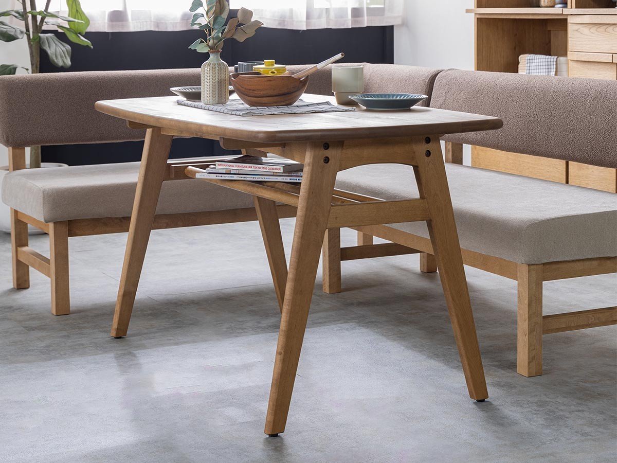 【ノラ/nora / GOODS】のAMAN DINING TABLE / アマン ダイニングテーブル 幅135cm 人気、トレンドファッション・服の通販 founy(ファニー) 　送料無料　Free Shipping　コンパクト　Compact　テーブル　Table　フィット　Fit　雑誌　Magazine　ホーム・キャンプ・アウトドア・お取り寄せ　Home,Garden,Outdoor,Camping Gear　家具・インテリア　Furniture　テーブル　Table　ダイニングテーブル　Dining Table　other-4|ID: prp329100004465879 ipo3291000000031456847