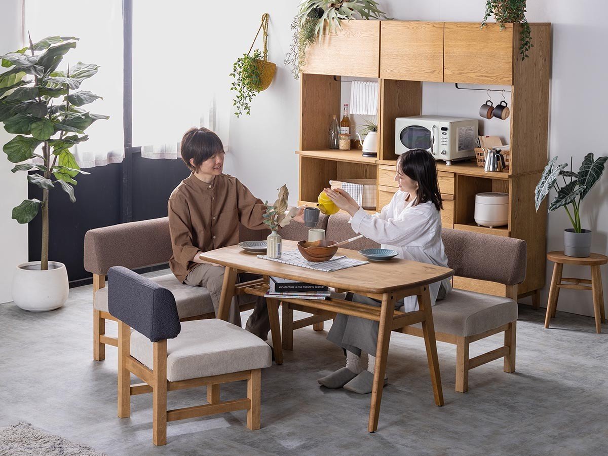 【ノラ/nora / GOODS】のAMAN DINING TABLE / アマン ダイニングテーブル 幅135cm 人気、トレンドファッション・服の通販 founy(ファニー) 　送料無料　Free Shipping　コンパクト　Compact　テーブル　Table　フィット　Fit　雑誌　Magazine　ホーム・キャンプ・アウトドア・お取り寄せ　Home,Garden,Outdoor,Camping Gear　家具・インテリア　Furniture　テーブル　Table　ダイニングテーブル　Dining Table　other-5|ID: prp329100004465879 ipo3291000000031456848