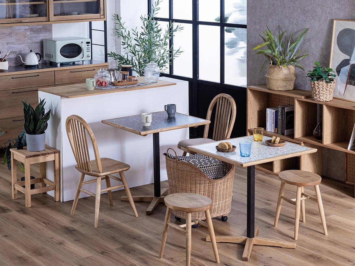 【ノラ/nora / GOODS】のTOFFY CAFE TABLE / トフィー カフェテーブル テラゾー柄メラミン天板 人気、トレンドファッション・服の通販 founy(ファニー) 　送料無料　Free Shipping　カラフル　Colorful　コンパクト　Compact　テーブル　Table　ホーム・キャンプ・アウトドア・お取り寄せ　Home,Garden,Outdoor,Camping Gear　家具・インテリア　Furniture　テーブル　Table　カフェテーブル　Cafe Table　other-3|ID: prp329100004465884 ipo3291000000031456884