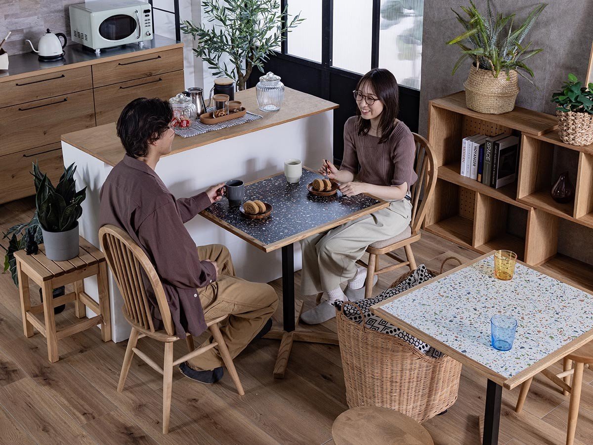 【ノラ/nora / GOODS】のTOFFY CAFE TABLE / トフィー カフェテーブル テラゾー柄メラミン天板 人気、トレンドファッション・服の通販 founy(ファニー) 　送料無料　Free Shipping　カラフル　Colorful　コンパクト　Compact　テーブル　Table　ホーム・キャンプ・アウトドア・お取り寄せ　Home,Garden,Outdoor,Camping Gear　家具・インテリア　Furniture　テーブル　Table　カフェテーブル　Cafe Table　other-5|ID: prp329100004465884 ipo3291000000031456888