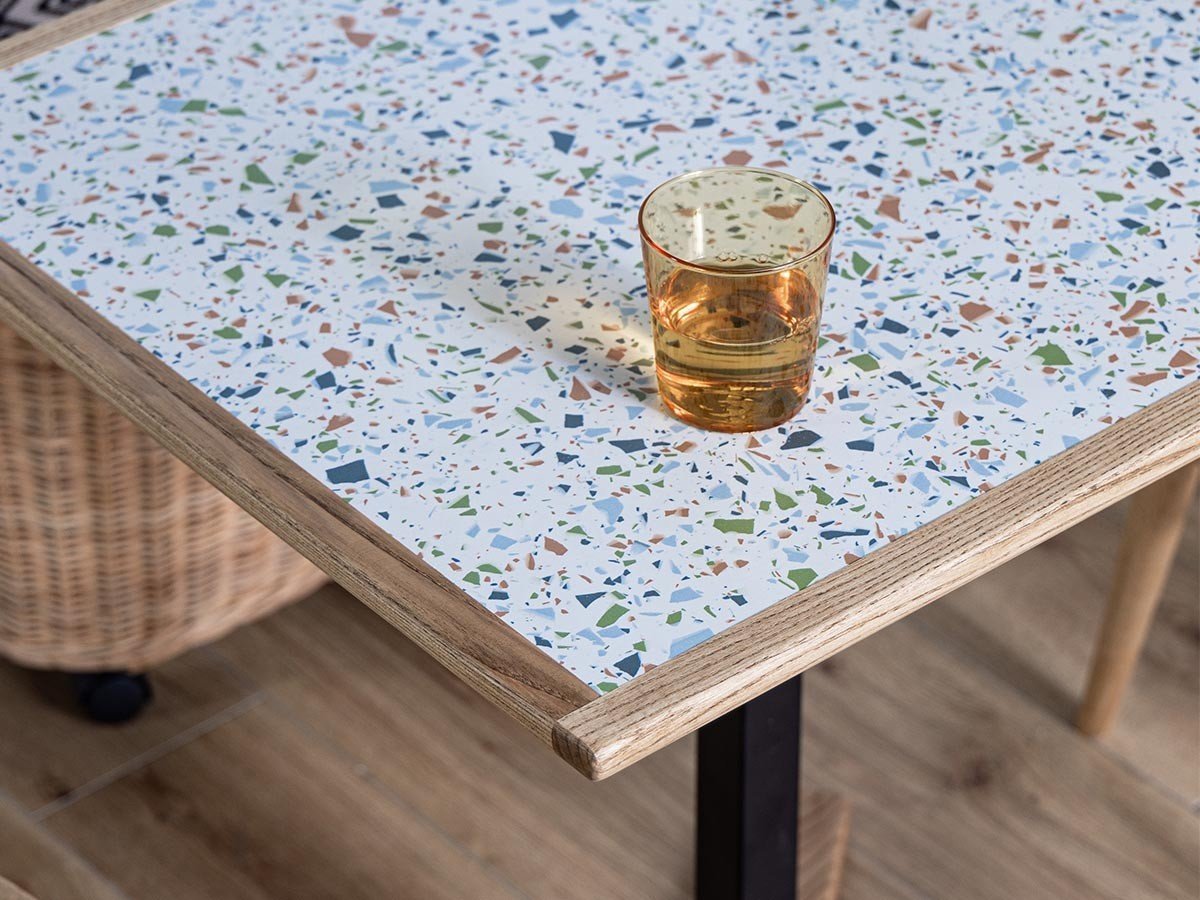 【ノラ/nora / GOODS】のTOFFY CAFE TABLE / トフィー カフェテーブル テラゾー柄メラミン天板 人気、トレンドファッション・服の通販 founy(ファニー) 　送料無料　Free Shipping　カラフル　Colorful　コンパクト　Compact　テーブル　Table　ホーム・キャンプ・アウトドア・お取り寄せ　Home,Garden,Outdoor,Camping Gear　家具・インテリア　Furniture　テーブル　Table　カフェテーブル　Cafe Table　other-6|ID: prp329100004465884 ipo3291000000031456890