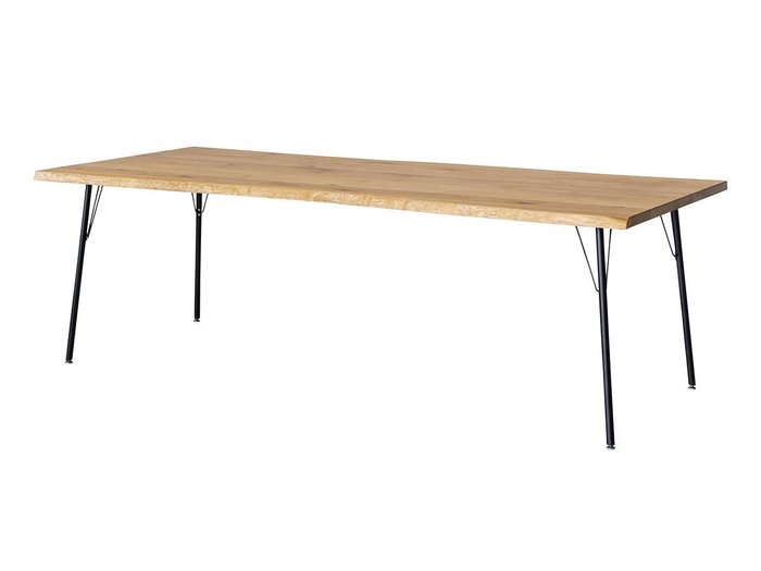 【イージーライフ/Easy Life / GOODS】のMEATH DINING TABLE / ミース ダイニングテーブル ライブエッジ天板(幅230cm)+ No.5脚(アイアン脚) インテリア・キッズ・メンズ・レディースファッション・服の通販 founy(ファニー) https://founy.com/ オイル Oil コーティング Coating テーブル Table バランス Balance ベーシック Basic ホーム・キャンプ・アウトドア・お取り寄せ Home,Garden,Outdoor,Camping Gear 家具・インテリア Furniture テーブル Table ダイニングテーブル Dining Table |ID: prp329100004465888 ipo3291000000031340255