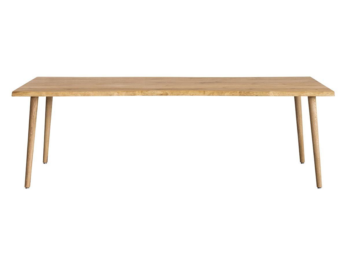 【イージーライフ/Easy Life / GOODS】のMEATH DINING TABLE / ミース ダイニングテーブル ライブエッジ天板(幅230cm)+ No.2脚(木丸脚) 人気、トレンドファッション・服の通販 founy(ファニー) 　オイル　Body Oil　コーティング　Coating, Coated Finish　テーブル　Table, Dining Table　ベーシック　Basic, Essential　ホーム・キャンプ・アウトドア・お取り寄せ　Home Living / Home & Lifestyle / Camping Gear / Outdoor Camping　家具・インテリア　Home Furniture & Interior. Stylish & Functional Living Spaces　テーブル　Dining, Coffee & Side Tables　ダイニングテーブル・食卓テーブル　Dining Tables　other-2|ID: prp329100004465893 ipo3291000000031456950
