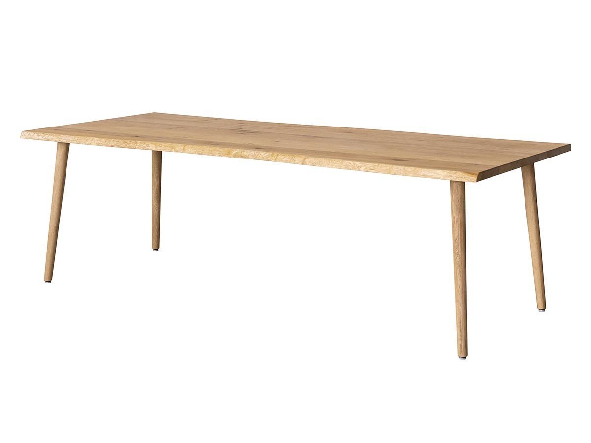 【イージーライフ/Easy Life / GOODS】のMEATH DINING TABLE / ミース ダイニングテーブル ライブエッジ天板(幅230cm)+ No.2脚(木丸脚) 人気、トレンドファッション・服の通販 founy(ファニー) 　オイル　Body Oil　コーティング　Coating, Coated Finish　テーブル　Table, Dining Table　ベーシック　Basic, Essential　ホーム・キャンプ・アウトドア・お取り寄せ　Home Living / Home & Lifestyle / Camping Gear / Outdoor Camping　家具・インテリア　Home Furniture & Interior. Stylish & Functional Living Spaces　テーブル　Dining, Coffee & Side Tables　ダイニングテーブル・食卓テーブル　Dining Tables　 other-1|ID: prp329100004465893 ipo3291000000035890941