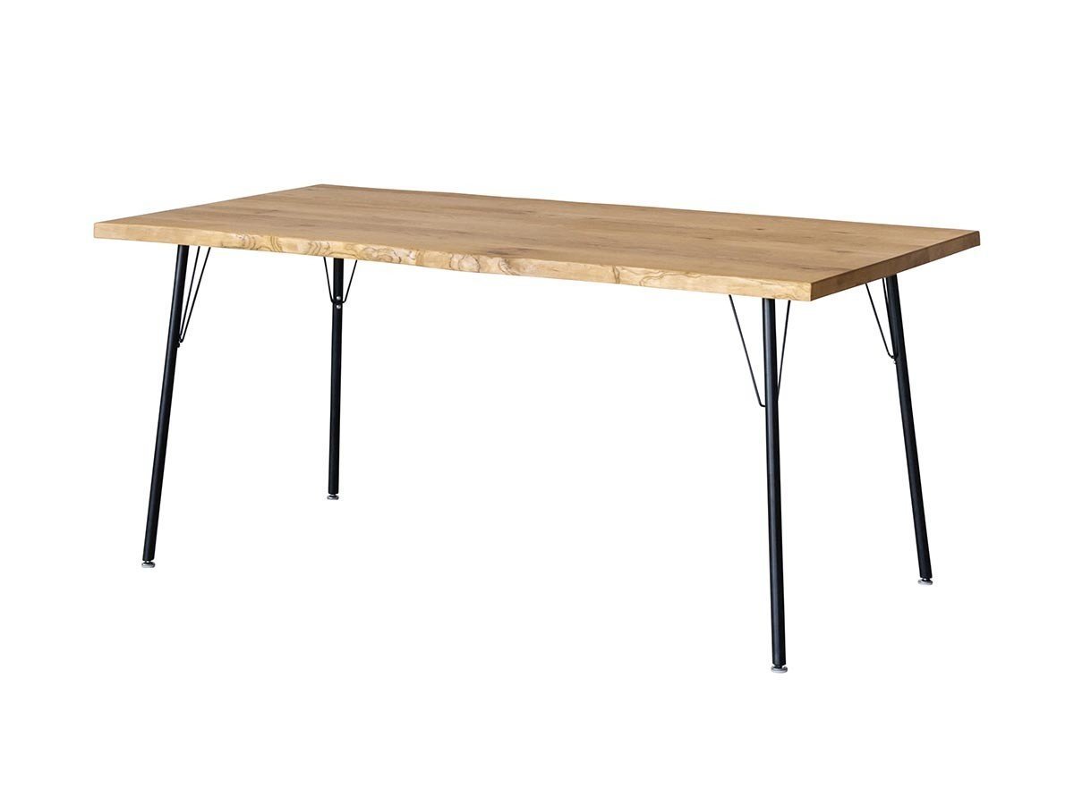 【イージーライフ/Easy Life / GOODS】のMEATH DINING TABLE / ミース ダイニングテーブル ライブエッジ天板(幅160cm)+ No.5脚(アイアン脚) インテリア・キッズ・メンズ・レディースファッション・服の通販 founy(ファニー) 　オイル　Body Oil　コーティング　Coating, Coated Finish　テーブル　Table, Dining Table　バランス　Balance, Style Balance　ベーシック　Basic, Essential　ホーム・キャンプ・アウトドア・お取り寄せ　Home Living / Home & Lifestyle / Camping Gear / Outdoor Camping　家具・インテリア　Home Furniture & Interior. Stylish & Functional Living Spaces　テーブル　Dining, Coffee & Side Tables　ダイニングテーブル・食卓テーブル　Dining Tables　-|ID: prp329100004465927 ipo3291000000033331519