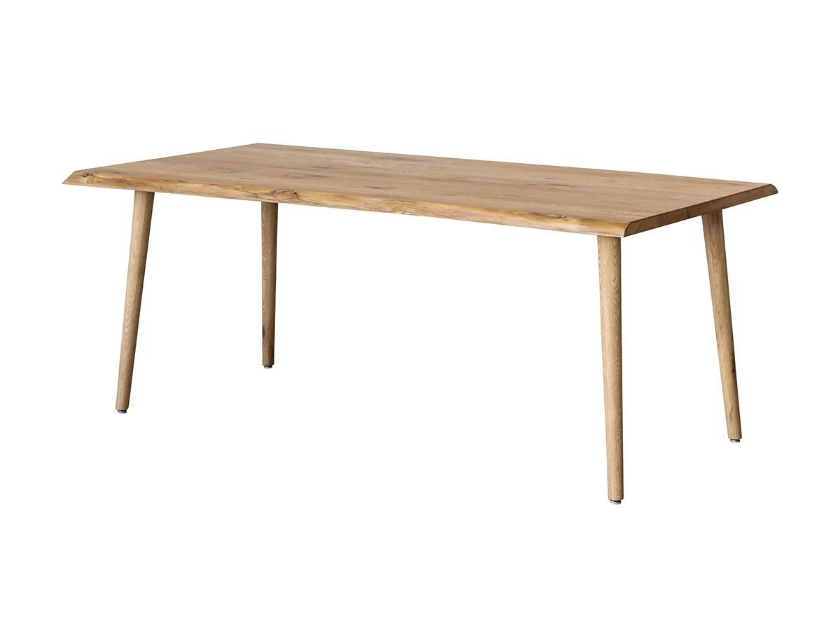 【イージーライフ/Easy Life / GOODS】のMEATH DINING TABLE / ミース ダイニングテーブル ライブエッジ天板(幅160cm)+ No.2脚(木丸脚) インテリア・キッズ・メンズ・レディースファッション・服の通販 founy(ファニー) 　オイル　Oil　コーティング　Coating　テーブル　Table　ベーシック　Basic　ホーム・キャンプ・アウトドア・お取り寄せ　Home,Garden,Outdoor,Camping Gear　家具・インテリア　Home Furniture & Interior. Stylish & Functional Living Spaces　テーブル　Table　ダイニングテーブル　Dining Table　-|ID: prp329100004465933 ipo3291000000031340842
