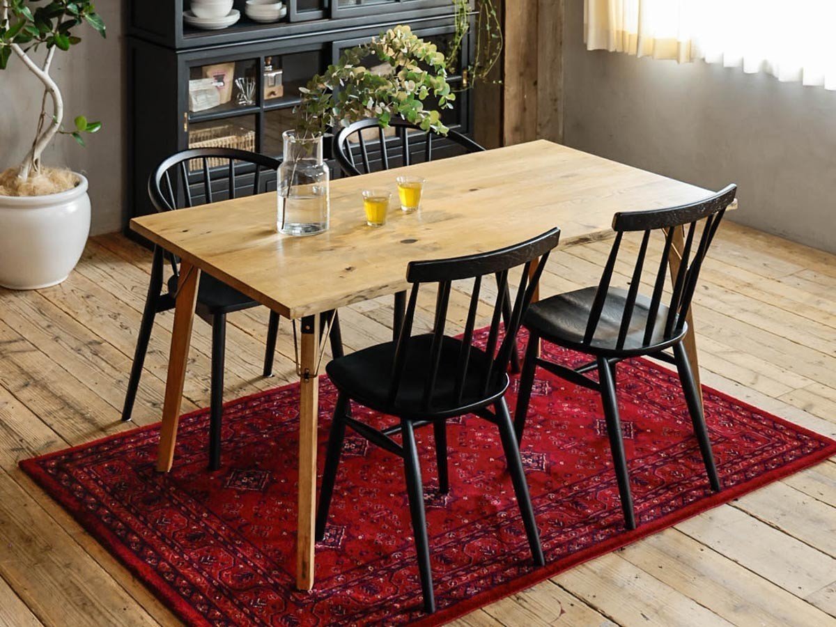 【イージーライフ/Easy Life / GOODS】のMEATH DINING TABLE / ミース ダイニングテーブル ライブエッジ天板(幅150cm)+ No.5脚(アイアン脚) インテリア・キッズ・メンズ・レディースファッション・服の通販 founy(ファニー) 　オイル　Body Oil　コーティング　Coating, Coated Finish　テーブル　Table, Dining Table　バランス　Balance, Style Balance　ベーシック　Basic, Essential　ホーム・キャンプ・アウトドア・お取り寄せ　Home Living / Home & Lifestyle / Camping Gear / Outdoor Camping　家具・インテリア　Home Furniture & Interior. Stylish & Functional Living Spaces　テーブル　Dining, Coffee & Side Tables　ダイニングテーブル・食卓テーブル　Dining Tables　天板参考イメージ|ID: prp329100004465937 ipo3291000000035514092