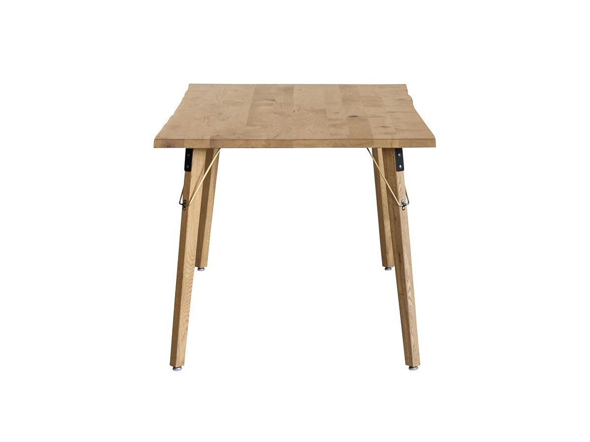 【イージーライフ/Easy Life / GOODS】のMEATH DINING TABLE / ミース ダイニングテーブル ライブエッジ天板(幅150cm)+ No.3脚(ブラス脚) 人気、トレンドファッション・服の通販 founy(ファニー) 　オイル　Oil　コーティング　Coating　スタッズ　Studs　テーブル　Table　ビンテージ　Vintage　ベーシック　Basic　メタリック　Metallic　ホーム・キャンプ・アウトドア・お取り寄せ　Home,Garden,Outdoor,Camping Gear　家具・インテリア　Furniture　テーブル　Table　ダイニングテーブル　Dining Table　other-3|ID: prp329100004465941 ipo3291000000031457231