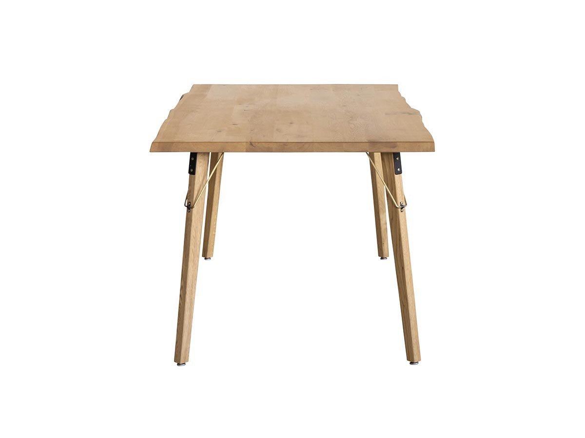 【イージーライフ/Easy Life / GOODS】のMEATH DINING TABLE / ミース ダイニングテーブル ライブエッジ天板(幅140cm)+ No.3脚(ブラス脚) 人気、トレンドファッション・服の通販 founy(ファニー) 　オイル　Oil　コーティング　Coating　スタッズ　Studs　テーブル　Table　ビンテージ　Vintage　ベーシック　Basic　メタリック　Metallic　ホーム・キャンプ・アウトドア・お取り寄せ　Home,Garden,Outdoor,Camping Gear　家具・インテリア　Home Furniture & Interior. Stylish & Functional Living Spaces　テーブル　Table　ダイニングテーブル　Dining Table　other-3|ID: prp329100004465951 ipo3291000000031457287