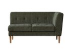 【ノットアンティークス/knot antiques / CRASH GATE】のGRESS SOFA / グレス 2人掛けソファ 片肘 木脚(ジャガード) 大人の最旬トレンドファッション＆コーディネート founy(ファウニー) ヴィンテージ Vintage Style タオル Towel, Bath Towel テーブル Table, Dining Table ホーム・キャンプ・アウトドア・お取り寄せ Home Living / Home & Lifestyle / Camping Gear / Outdoor Camping 家具・インテリア Home Furniture & Interior. Stylish & Functional Living Spaces ソファー Couches & Sofas thumbnail 張地:モスグリーン、タイプ:左肘|ID: prp329100004469162 ipo3291000000037266666