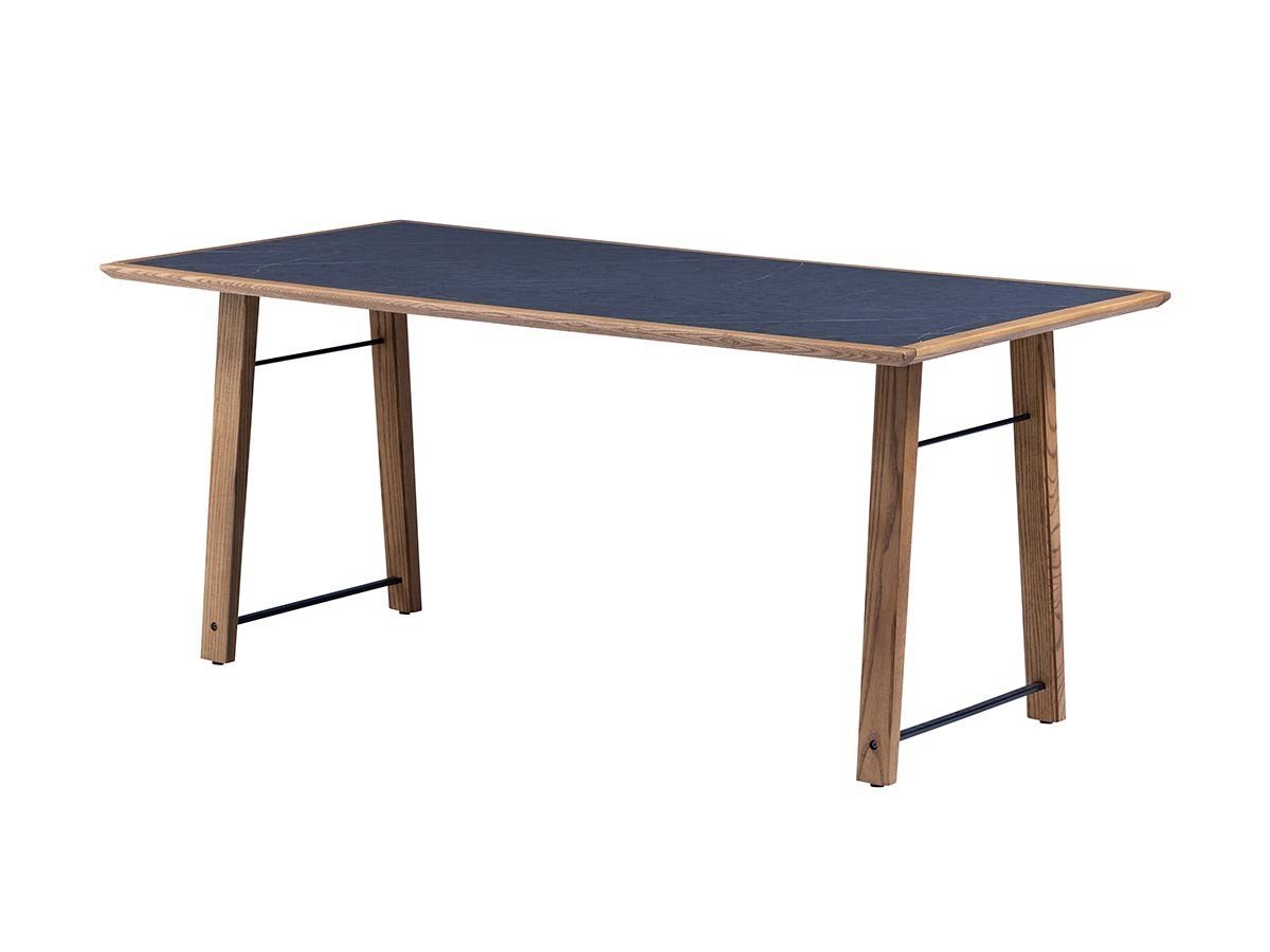 【ノラ/nora / GOODS】のIRORO DINING TABLE / イロロ ダイニングテーブル 幅160cm メラミン石目天板 A脚 インテリア・キッズ・メンズ・レディースファッション・服の通販 founy(ファニー) 　ウッド　Wood　テーブル　Table　バランス　Balance　雑誌　Magazine　ホーム・キャンプ・アウトドア・お取り寄せ　Home,Garden,Outdoor,Camping Gear　家具・インテリア　Furniture　テーブル　Table　ダイニングテーブル　Dining Table　天板下ラック:不要|ID: prp329100004469177 ipo3291000000031425452