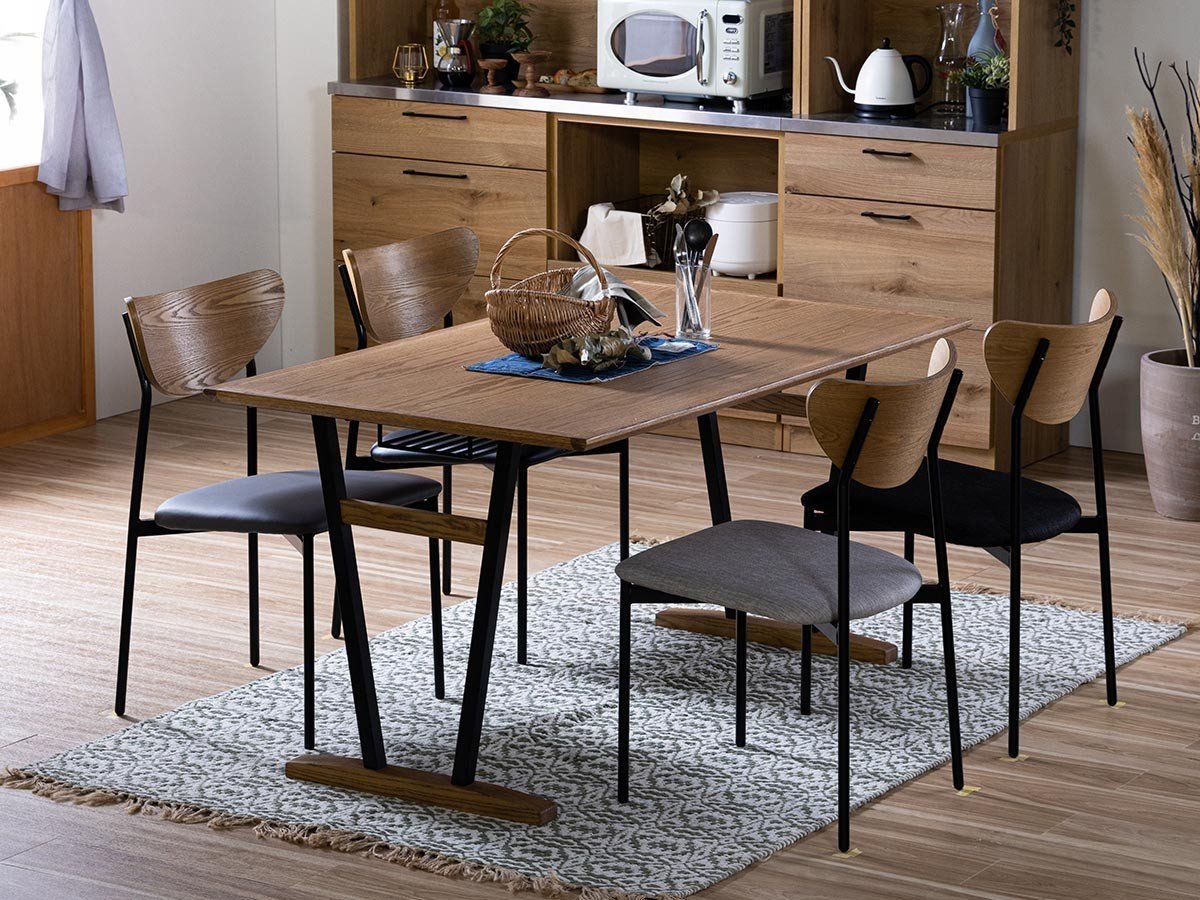 【ノラ/nora / GOODS】のIRORO DINING TABLE / イロロ ダイニングテーブル 幅140cm メラミン石目天板 V脚 インテリア・キッズ・メンズ・レディースファッション・服の通販 founy(ファニー) 　ウッド　Wood　テーブル　Table　バランス　Balance　雑誌　Magazine　ホーム・キャンプ・アウトドア・お取り寄せ　Home,Garden,Outdoor,Camping Gear　家具・インテリア　Furniture　テーブル　Table　ダイニングテーブル　Dining Table　参考イメージ|ID: prp329100004469184 ipo3291000000031425727