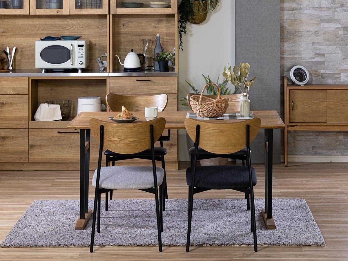 【ノラ/nora / GOODS】のIRORO DINING TABLE / イロロ ダイニングテーブル 幅140cm メラミン石目天板 V脚 インテリア・キッズ・メンズ・レディースファッション・服の通販 founy(ファニー) 　ウッド　Wood　テーブル　Table　バランス　Balance　雑誌　Magazine　ホーム・キャンプ・アウトドア・お取り寄せ　Home,Garden,Outdoor,Camping Gear　家具・インテリア　Furniture　テーブル　Table　ダイニングテーブル　Dining Table　参考イメージ|ID: prp329100004469184 ipo3291000000031425735
