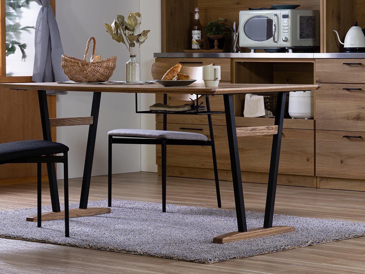 【ノラ/nora / GOODS】のIRORO DINING TABLE / イロロ ダイニングテーブル 幅140cm メラミン石目天板 V脚 インテリア・キッズ・メンズ・レディースファッション・服の通販 founy(ファニー) 　ウッド　Wood　テーブル　Table　バランス　Balance　雑誌　Magazine　ホーム・キャンプ・アウトドア・お取り寄せ　Home,Garden,Outdoor,Camping Gear　家具・インテリア　Furniture　テーブル　Table　ダイニングテーブル　Dining Table　参考イメージ|ID: prp329100004469184 ipo3291000000031425739