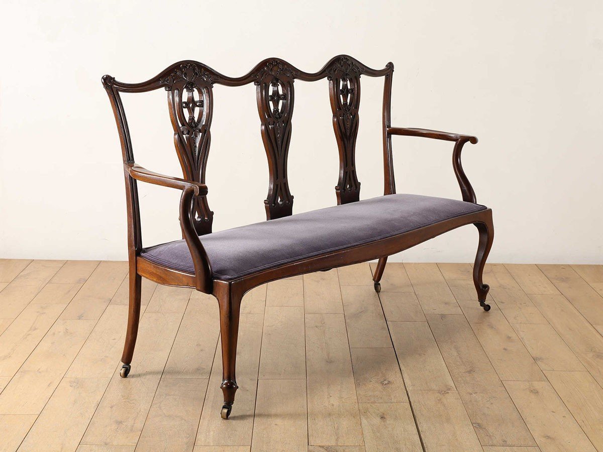 【ロイズ アンティークス/Lloyd's Antiques / GOODS】のReal Antique Edwardian Settee / 英国アンティーク家具 エドウォーディアンセティ QH001007A 人気、トレンドファッション・服の通販 founy(ファニー) 　アンティーク　Antique　エレガント 上品　Elegant　ファブリック　Fabric　フランス　France　ホーム・キャンプ・アウトドア・お取り寄せ　Home,Garden,Outdoor,Camping Gear　家具・インテリア　Furniture　チェア・椅子　Chair　ベンチ・ダイニングベンチ　Bench/Dining Bench　other-4|ID: prp329100004472763 ipo3291000000031506457