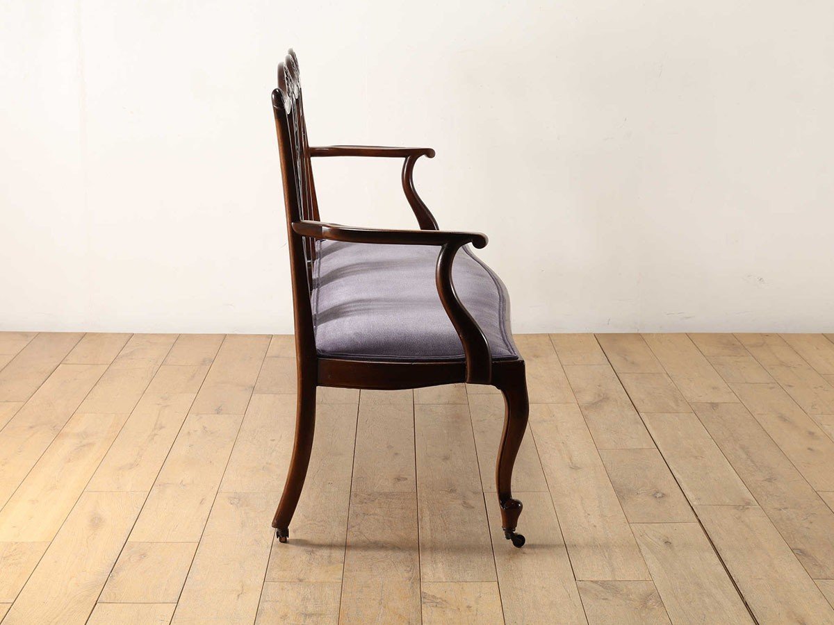 【ロイズ アンティークス/Lloyd's Antiques / GOODS】のReal Antique Edwardian Settee / 英国アンティーク家具 エドウォーディアンセティ QH001007A 人気、トレンドファッション・服の通販 founy(ファニー) 　アンティーク　Antique　エレガント 上品　Elegant　ファブリック　Fabric　フランス　France　ホーム・キャンプ・アウトドア・お取り寄せ　Home,Garden,Outdoor,Camping Gear　家具・インテリア　Furniture　チェア・椅子　Chair　ベンチ・ダイニングベンチ　Bench/Dining Bench　other-5|ID: prp329100004472763 ipo3291000000031506458