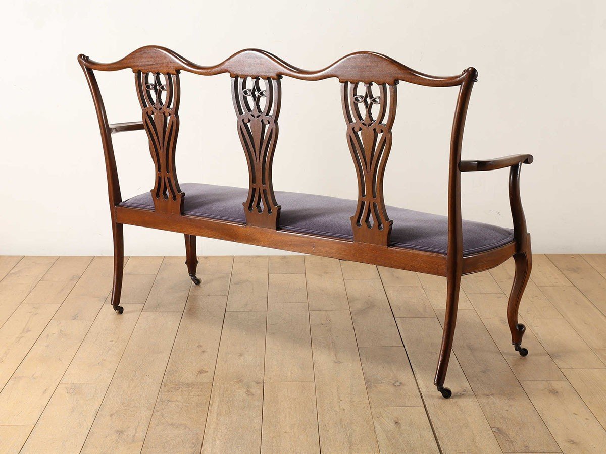 【ロイズ アンティークス/Lloyd's Antiques / GOODS】のReal Antique Edwardian Settee / 英国アンティーク家具 エドウォーディアンセティ QH001007A 人気、トレンドファッション・服の通販 founy(ファニー) 　アンティーク　Antique　エレガント 上品　Elegant　ファブリック　Fabric　フランス　France　ホーム・キャンプ・アウトドア・お取り寄せ　Home,Garden,Outdoor,Camping Gear　家具・インテリア　Furniture　チェア・椅子　Chair　ベンチ・ダイニングベンチ　Bench/Dining Bench　other-6|ID: prp329100004472763 ipo3291000000031506459