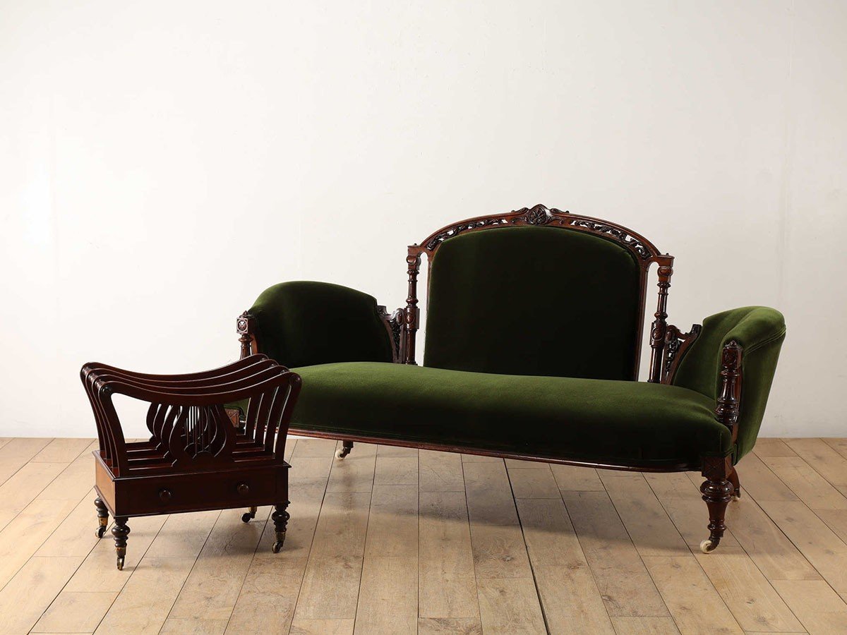 【ロイズ アンティークス/Lloyd's Antiques / GOODS】のReal Antique Victorian Sofa / 英国アンティーク家具 ヴィクトリアンソファ QG001056 人気、トレンドファッション・服の通販 founy(ファニー) 　アンティーク　Antique　エレガント 上品　Elegant　ファブリック　Fabric　ホーム・キャンプ・アウトドア・お取り寄せ　Home,Garden,Outdoor,Camping Gear　家具・インテリア　Furniture　ソファー　Sofa　other-2|ID: prp329100004472769 ipo3291000000031506562