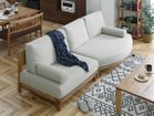 【ノラ/nora / GOODS】のMANNER COUCH / マナー ソファ 変形カウチ 張地:キャンバス アイボリー、ヘッドレスト:不要、アームレスト:2点追加|ID: prp329100004496309 ipo3291000000031716278