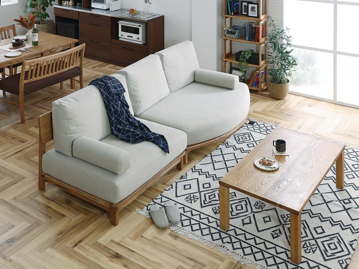 【ノラ/nora / GOODS】のMANNER COUCH / マナー ソファ 変形カウチ インテリア・キッズ・メンズ・レディースファッション・服の通販 founy(ファニー) 　クッション　Cushion　スマート　Smart　フェザー　Feather　フレーム　Flame　ホーム・キャンプ・アウトドア・お取り寄せ　Home,Garden,Outdoor,Camping Gear　家具・インテリア　Furniture　その他 インテリア雑貨、家具　Furniture, Interior, Others　カウチ位置を左右入れ替えてご使用いただけます。|ID: prp329100004496309 ipo3291000000031716288