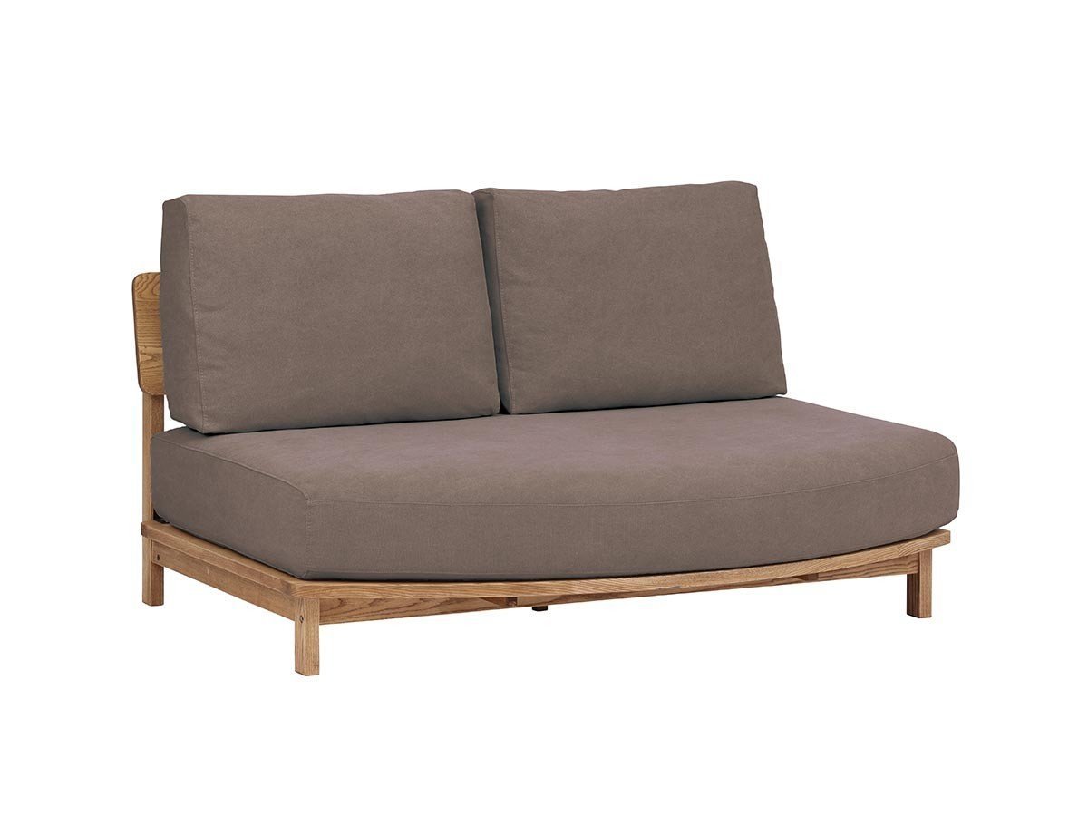 【ノラ/nora / GOODS】のMANNER SOFA / マナー ソファ 2人掛け変形 インテリア・キッズ・メンズ・レディースファッション・服の通販 founy(ファニー) 　クッション　Cushion　スマート　Smart　フェザー　Feather　フレーム　Flame　ホーム・キャンプ・アウトドア・お取り寄せ　Home,Garden,Outdoor,Camping Gear　家具・インテリア　Furniture　ソファー　Sofa　張地:キャンバス ブラウン、ヘッドレスト:不要、アームレスト:不要|ID: prp329100004496313 ipo3291000000031716363
