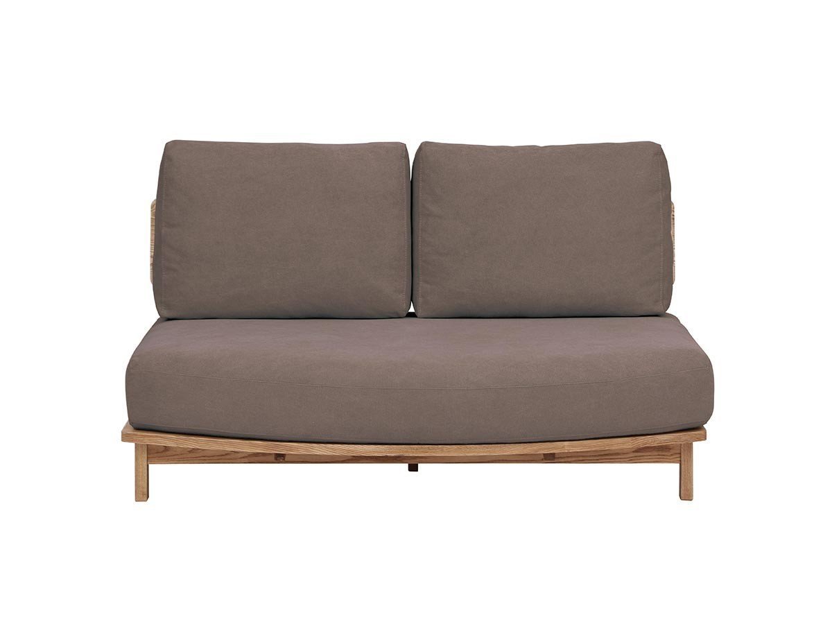 【ノラ/nora / GOODS】のMANNER SOFA / マナー ソファ 2人掛け変形 インテリア・キッズ・メンズ・レディースファッション・服の通販 founy(ファニー) 　クッション　Cushion　スマート　Smart　フェザー　Feather　フレーム　Flame　ホーム・キャンプ・アウトドア・お取り寄せ　Home,Garden,Outdoor,Camping Gear　家具・インテリア　Furniture　ソファー　Sofa　張地:キャンバス ブラウン、ヘッドレスト:不要、アームレスト:不要|ID: prp329100004496313 ipo3291000000031716387