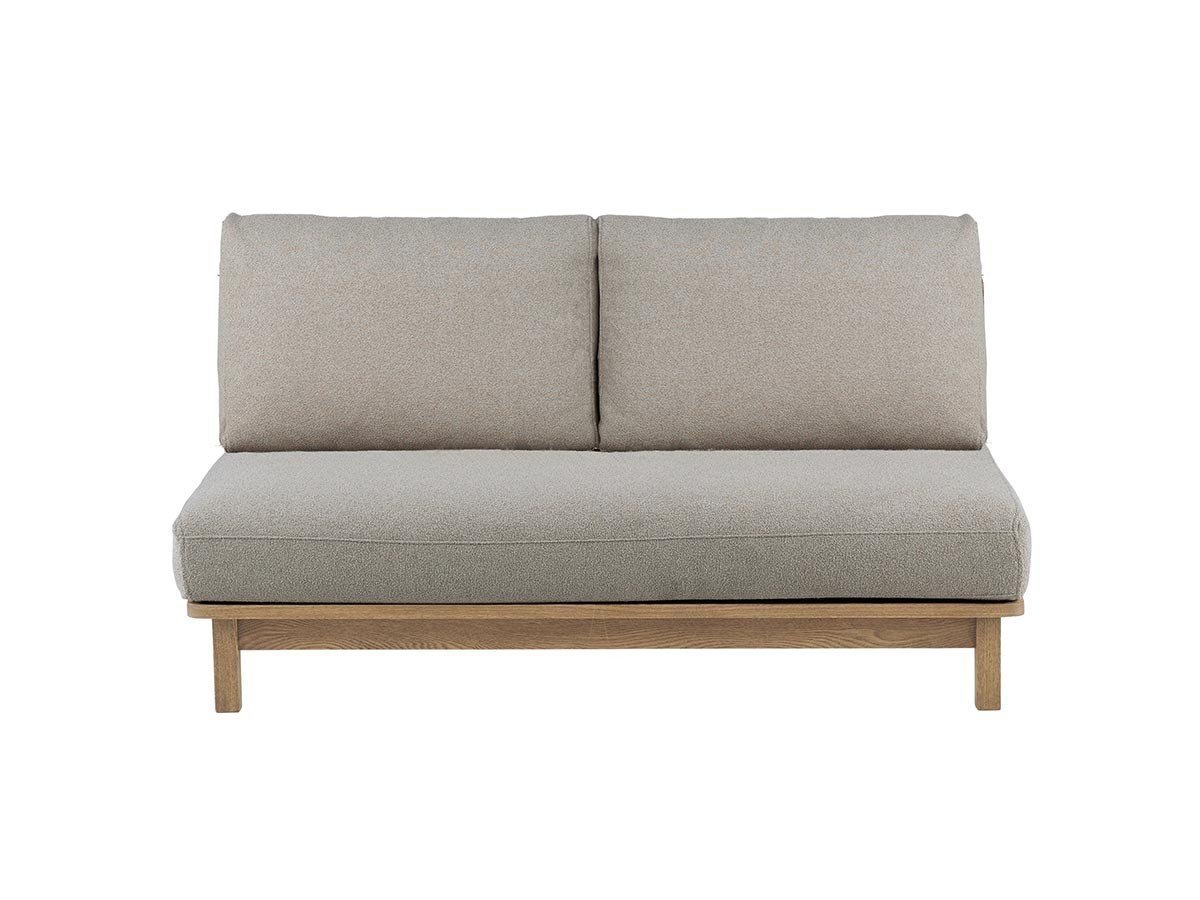 【ノラ/nora / GOODS】のMANNER SOFA / マナー ソファ 2人掛け インテリア・キッズ・メンズ・レディースファッション・服の通販 founy(ファニー) 　クッション　Cushion　スマート　Smart　フェザー　Feather　フレーム　Flame　ホーム・キャンプ・アウトドア・お取り寄せ　Home,Garden,Outdoor,Camping Gear　家具・インテリア　Furniture　ソファー　Sofa　張地:ブークレ サンドベージュ、ヘッドレスト:不要、アームレスト:不要|ID: prp329100004496315 ipo3291000000031716406