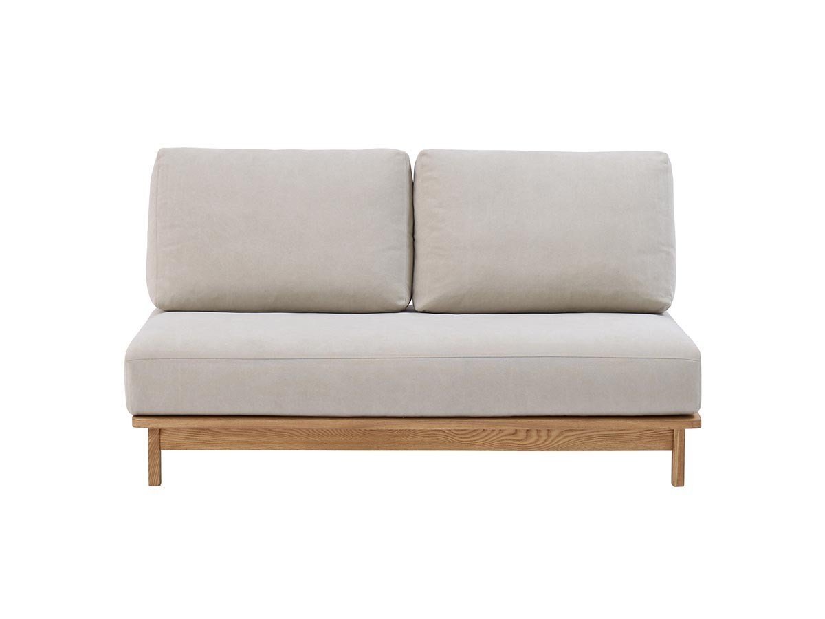 【ノラ/nora / GOODS】のMANNER SOFA / マナー ソファ 2人掛け インテリア・キッズ・メンズ・レディースファッション・服の通販 founy(ファニー) 　クッション　Cushion　スマート　Smart　フェザー　Feather　フレーム　Flame　ホーム・キャンプ・アウトドア・お取り寄せ　Home,Garden,Outdoor,Camping Gear　家具・インテリア　Furniture　ソファー　Sofa　張地:キャンバス アイボリー、ヘッドレスト:不要、アームレスト:不要|ID: prp329100004496315 ipo3291000000031716424