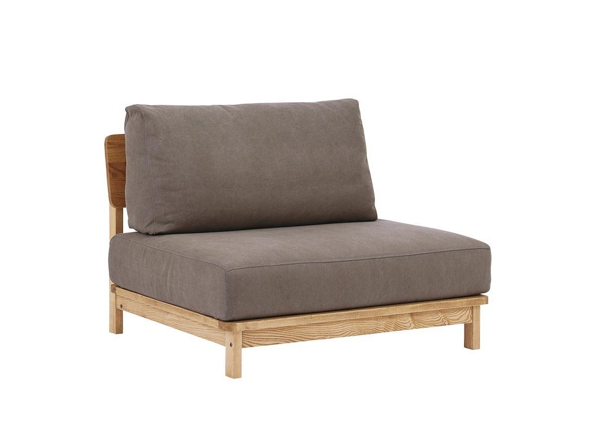 【ノラ/nora / GOODS】のMANNER SOFA / マナー ソファ 1.5人掛け インテリア・キッズ・メンズ・レディースファッション・服の通販 founy(ファニー) 　クッション　Cushion　コンパクト　Compact　スマート　Smart　フェザー　Feather　フレーム　Flame　送料無料　Free Shipping　ホーム・キャンプ・アウトドア・お取り寄せ　Home,Garden,Outdoor,Camping Gear　家具・インテリア　Furniture　ソファー　Sofa　張地:キャンバス ブラウン、ヘッドレスト:不要、アームレスト:不要|ID: prp329100004496318 ipo3291000000031716492