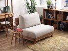【ノラ/nora / GOODS】のMANNER SOFA / マナー ソファ 1.5人掛け 張地:キャンバス アイボリー、ヘッドレスト:不要、アームレスト:不要|ID: prp329100004496318 ipo3291000000031716498