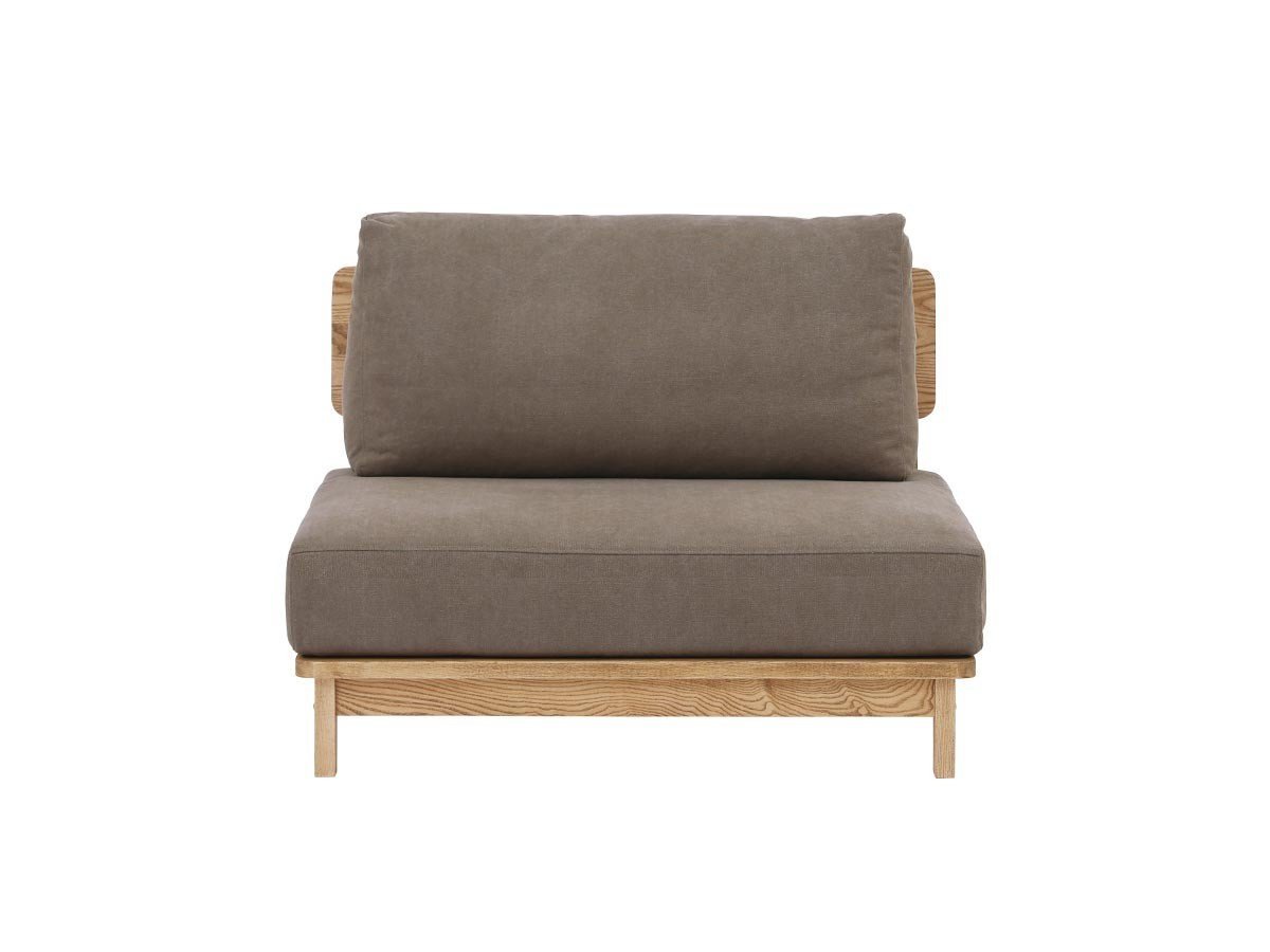 【ノラ/nora / GOODS】のMANNER SOFA / マナー ソファ 1.5人掛け インテリア・キッズ・メンズ・レディースファッション・服の通販 founy(ファニー) 　クッション　Cushion　コンパクト　Compact　スマート　Smart　フェザー　Feather　フレーム　Flame　送料無料　Free Shipping　ホーム・キャンプ・アウトドア・お取り寄せ　Home,Garden,Outdoor,Camping Gear　家具・インテリア　Furniture　ソファー　Sofa　張地:キャンバス ブラウン、ヘッドレスト:不要、アームレスト:不要|ID: prp329100004496318 ipo3291000000031716516